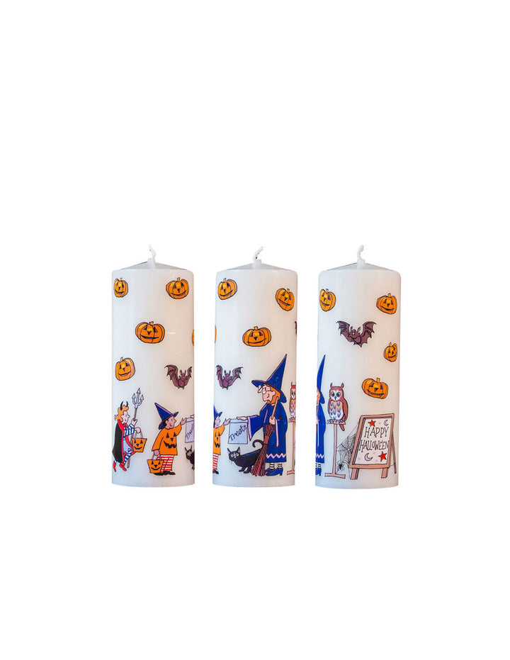 Alison Gardiner Halloween Mini Pillar Advent Candle