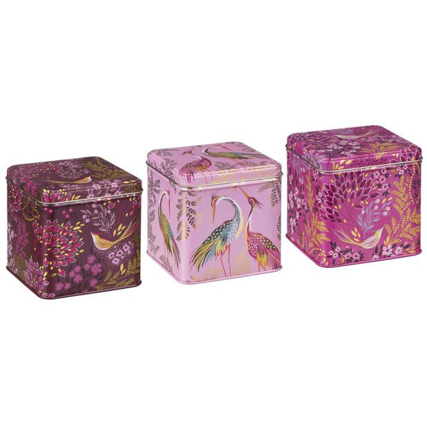 Haveli Garden Set of 3 Square Caddies