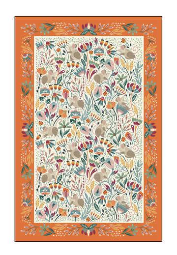 Field Mice 100% Cotton tea towel by Ulster Weavers. Image