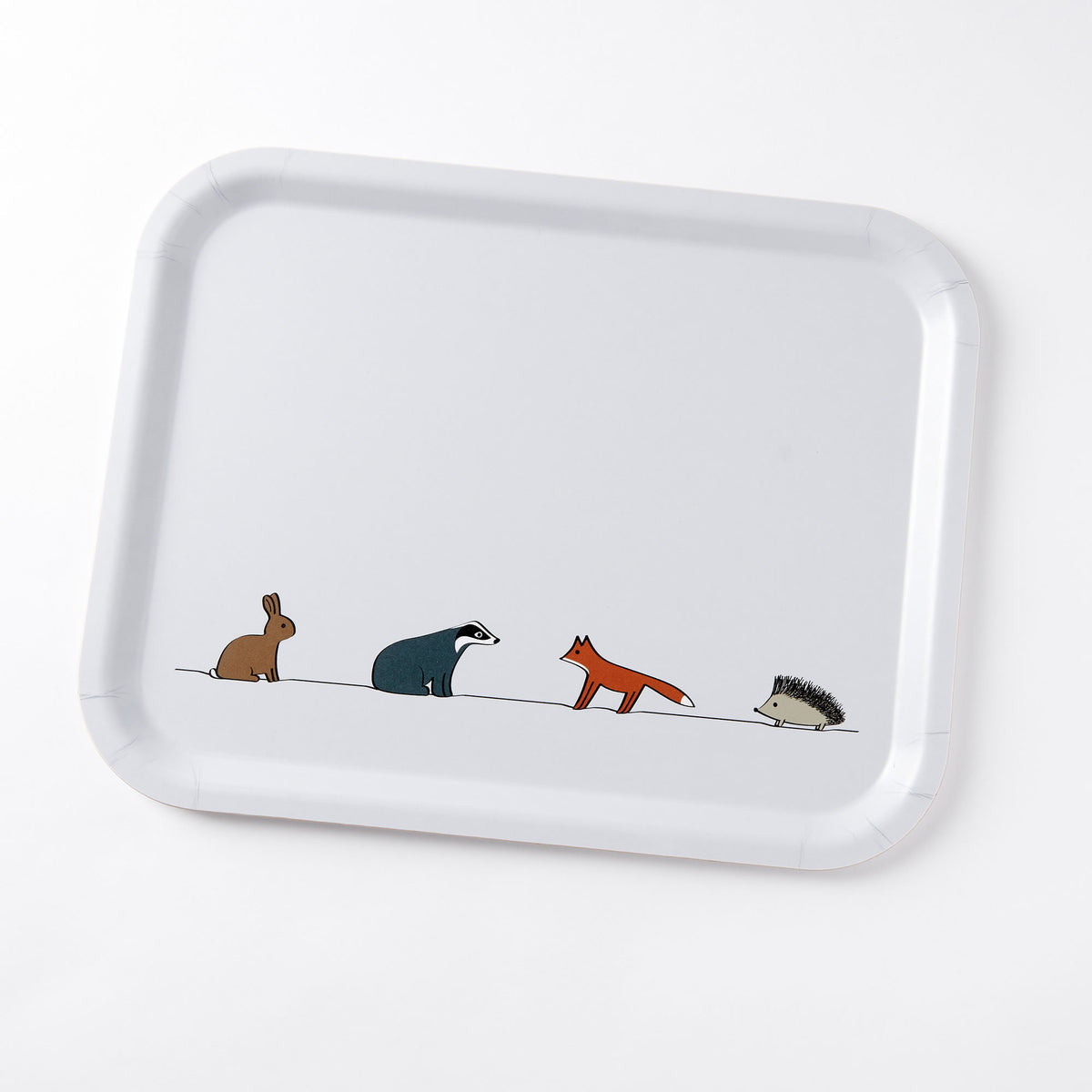 Woodland Collection Birch Wood Tray by Jin Designs.