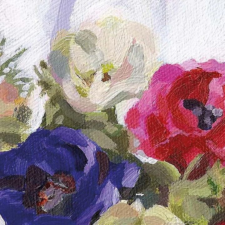 Anemones Greetings Card illustrated by Dan O'Brien for Paper Shed Designs 