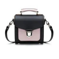Handmade Leather Sugarcube Plus Handbag in Rose Truffle by Zatchels.
