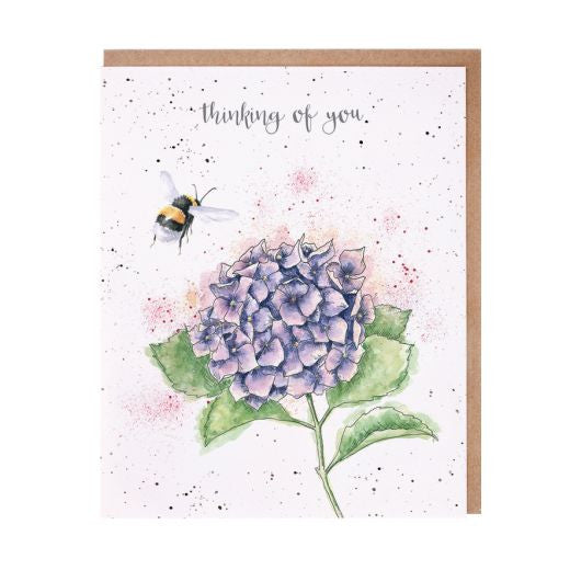 'Thinking of You' Greetings Card by Hannah Dale for Wrendale Designs.