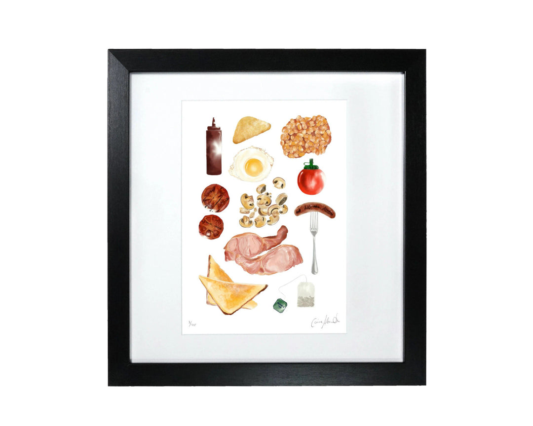 Full English Print by Corinne Alexander