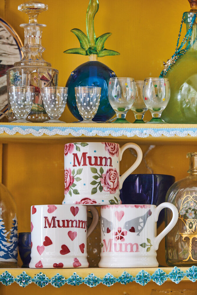 Lovebirds Mum Hand made Emma Bridgewater 1/2 pint mug