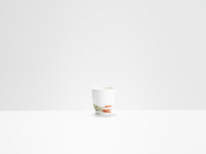Carrots Egg Cup by Helen Beard.