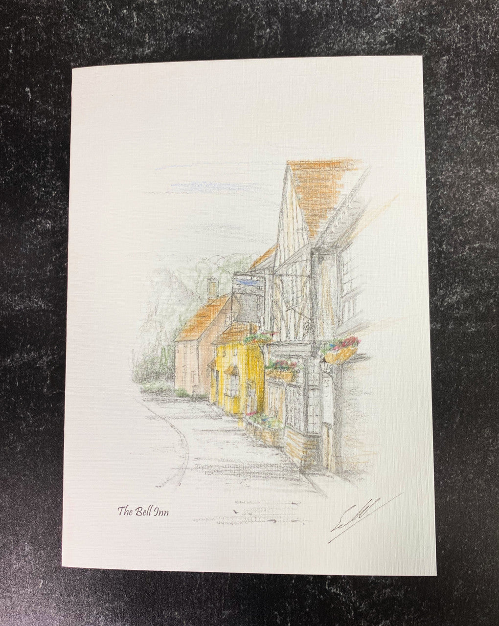 The Bell Inn Card by British Artist Sean Webb