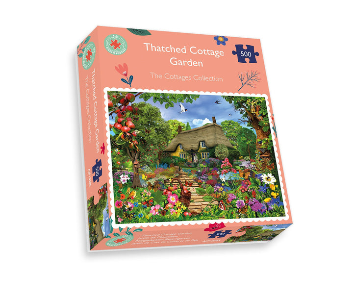The Thatched Cottage Garden 500 Piece Jigsaw Puzzle.