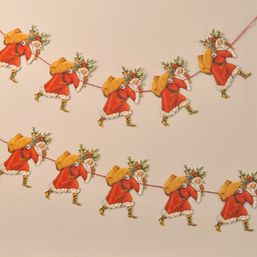Father Christmas Garland Decoration.