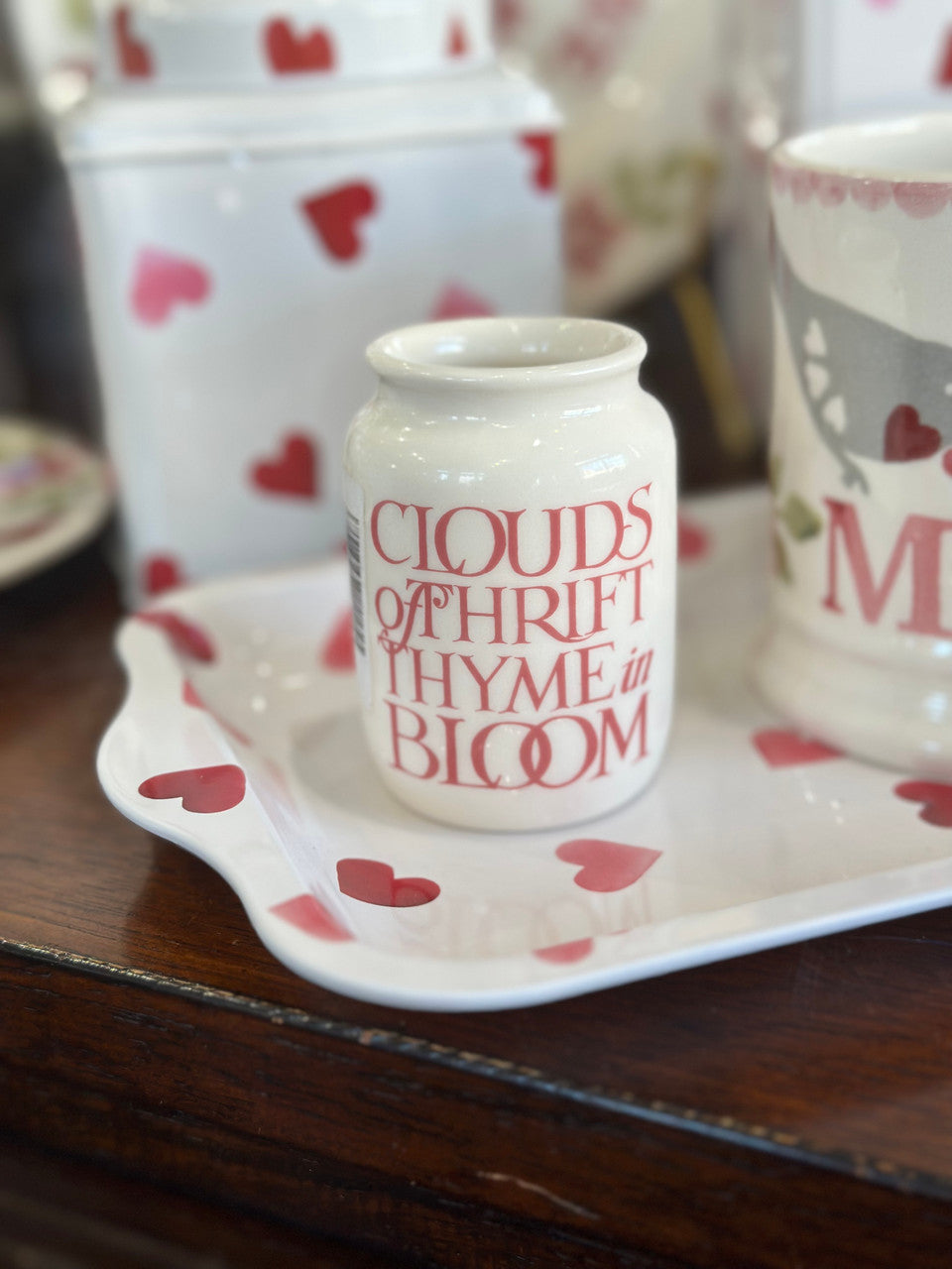 Pink Toast Sweet Daisies Small Jam Jar by Emma Bridgewater.