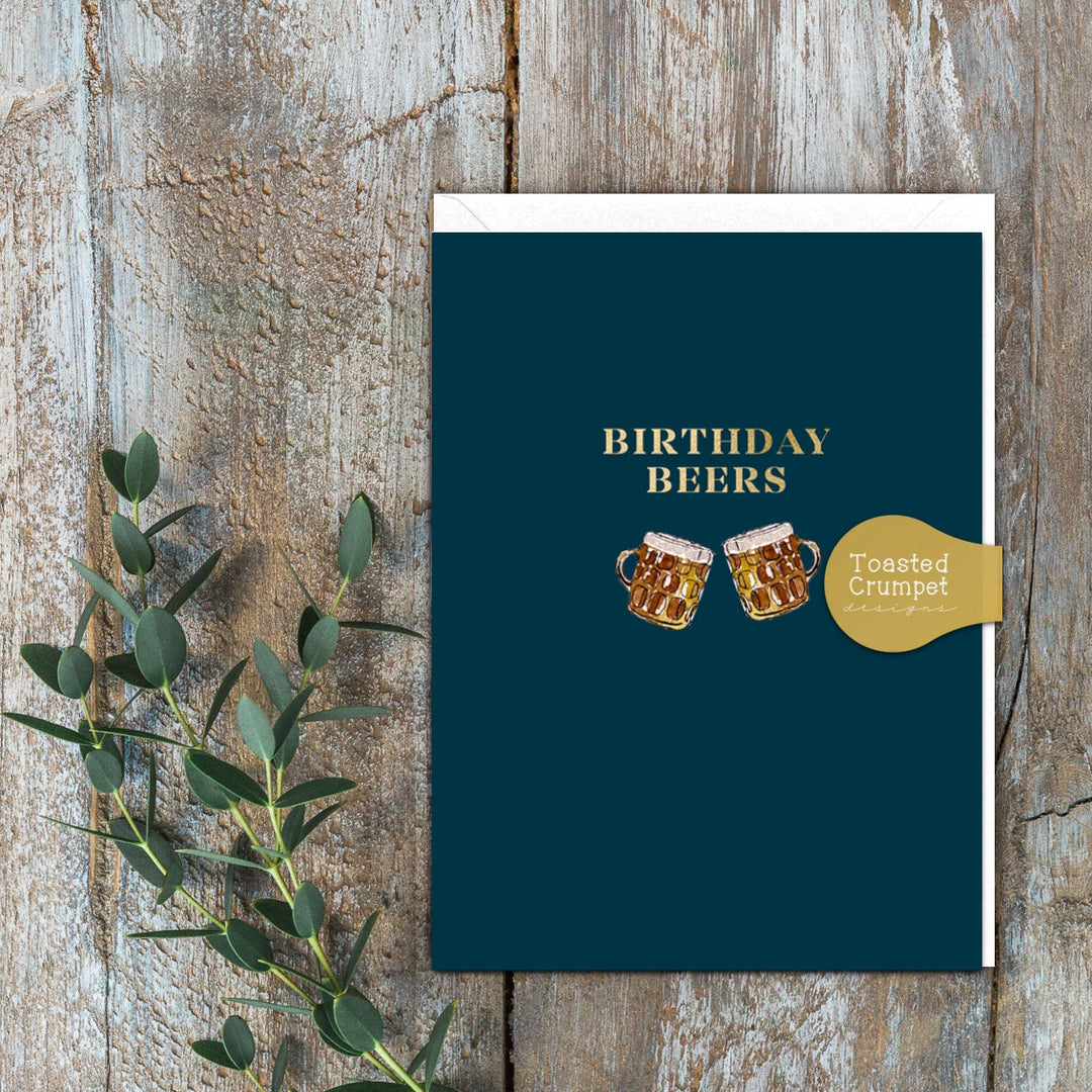 Birthday Beers Greetings Card