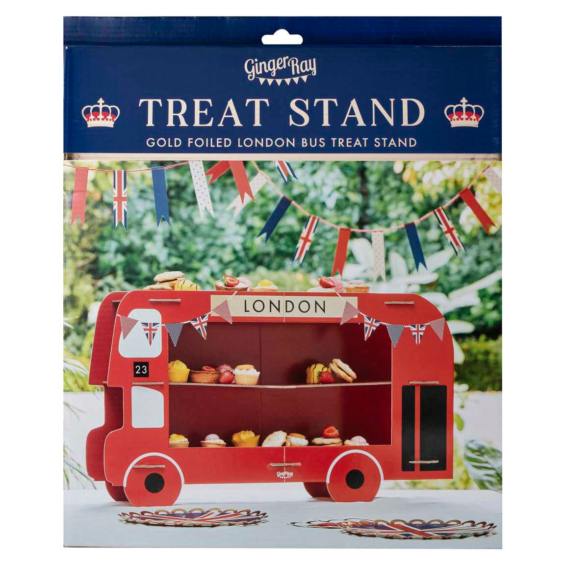 London Bus Treat Stand by Ginger Ray.