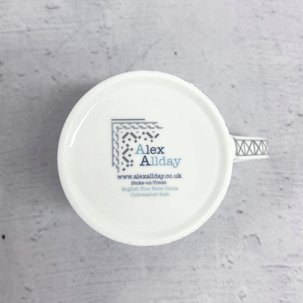 Alex Allday Middleport Pottery Fine Bone China Mug