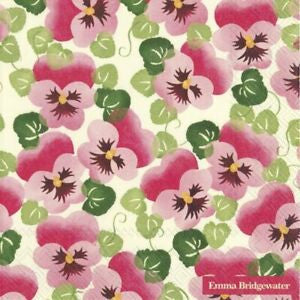 Emma Bridgewater Pink Pansy Lunch Napkin