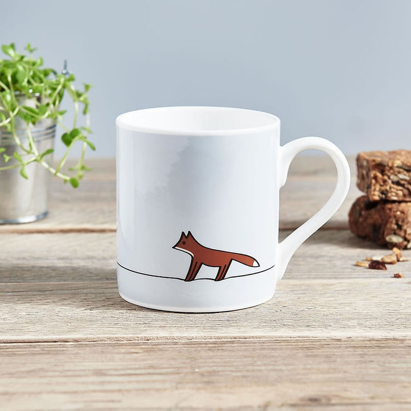 Fox Bone China Mug by Jin Designs.