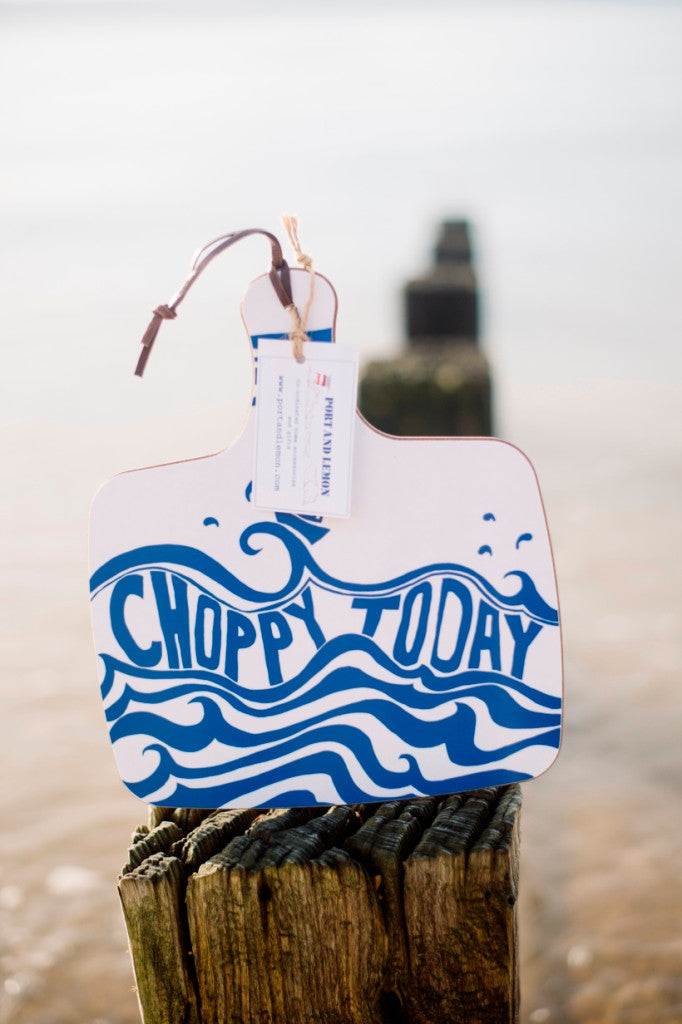 Port & Lemon Choppy Today Kitchen Board