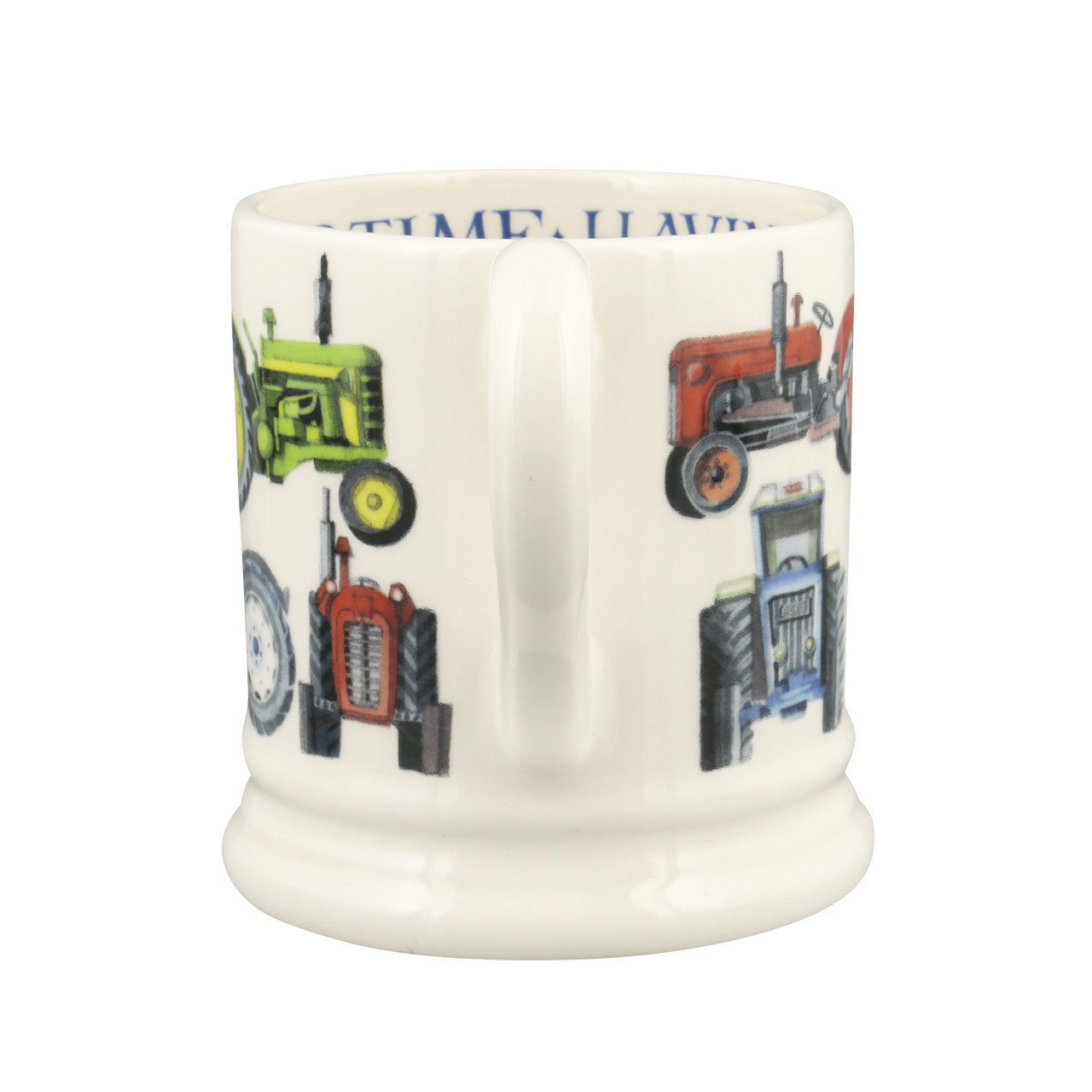 Emma Bridgewater Tractors Half Pint Mug. Handmade in England.