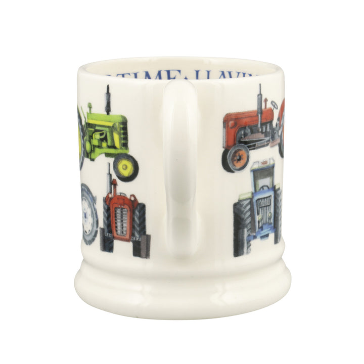 Emma Bridgewater Tractors Half Pint Mug. Handmade in England.