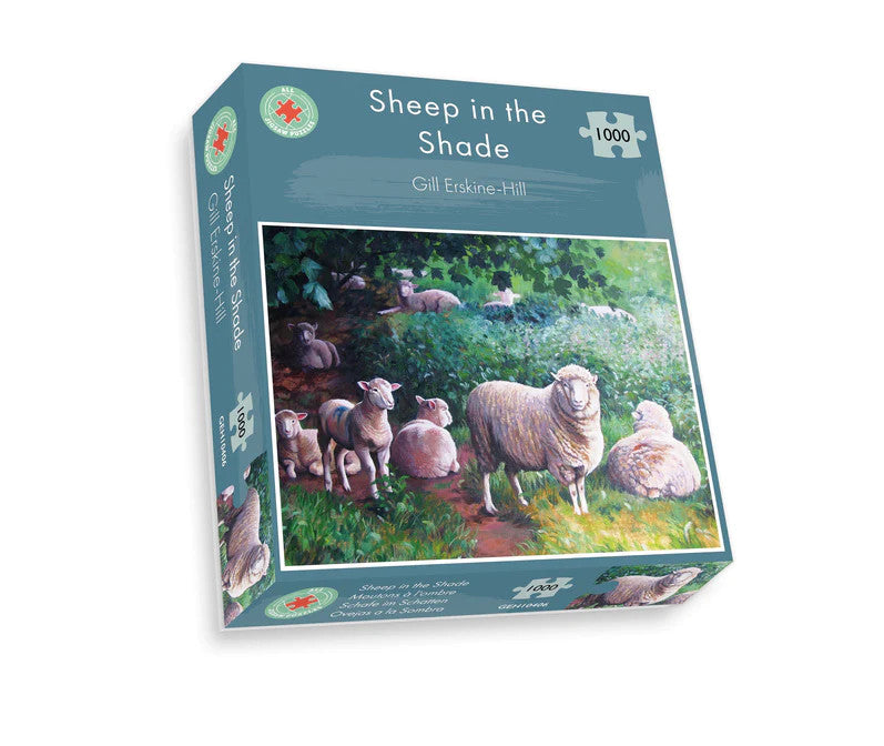 Sheep in Shade 1000 Piece Jigsaw Puzzle.