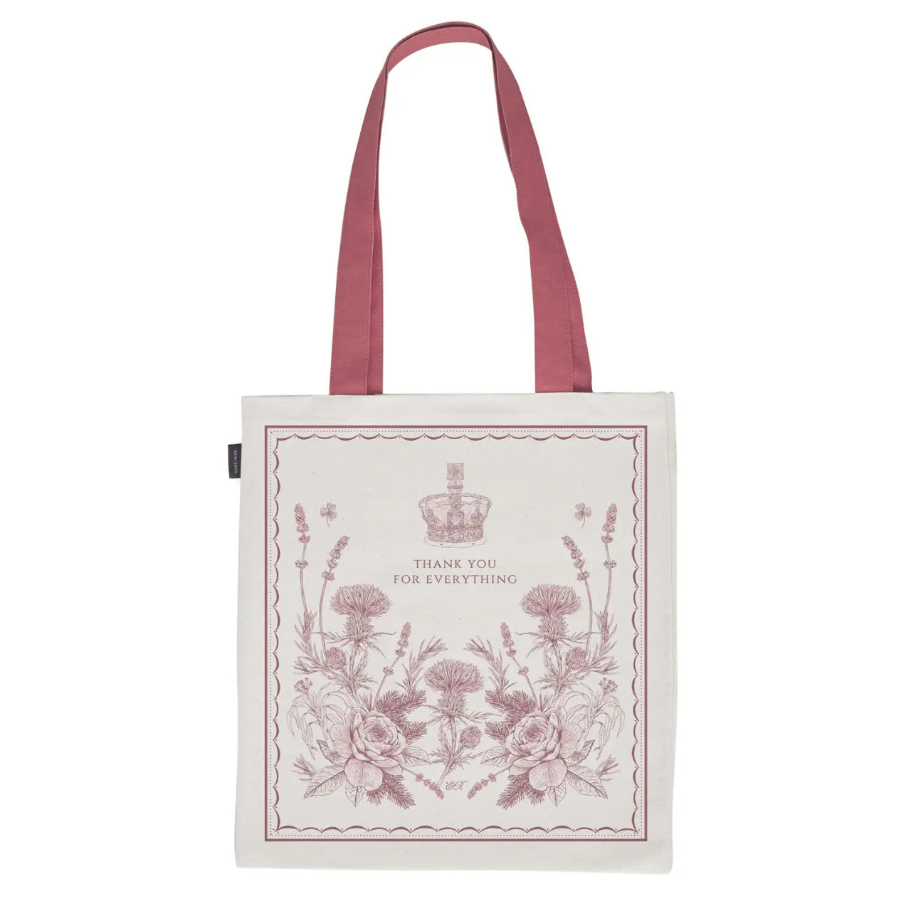 Queen Elizabeth II Commemorative Canvas bag from Victoria Eggs. 