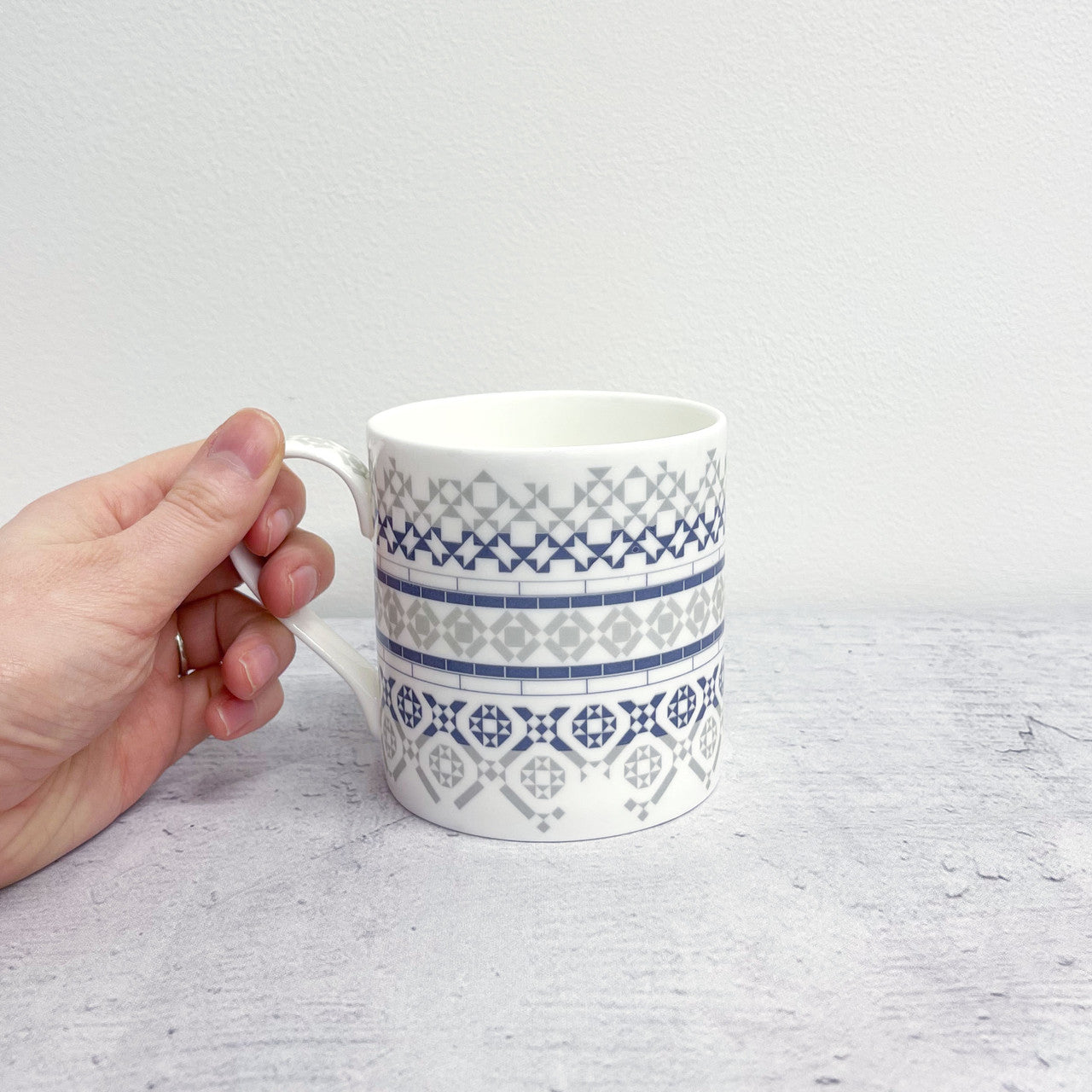Alex Allday Victorian Tiles Fine Bone China Mug