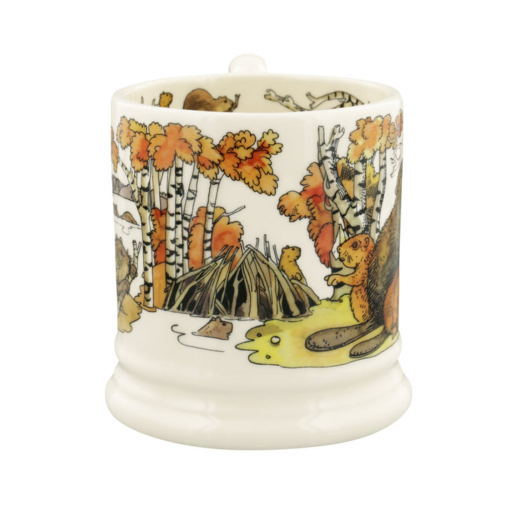 Emma Bridgewater Beavers Half Pint Mug. 