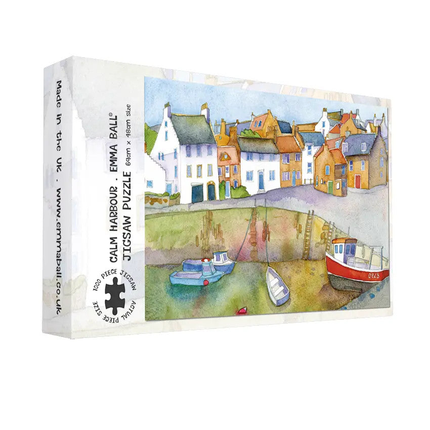 Calm Harbor 1000 piece puzzle by Emma Ball.