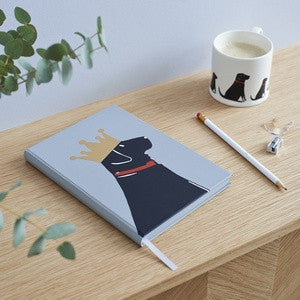 Black Labrador Notebook from Sweet William Designs