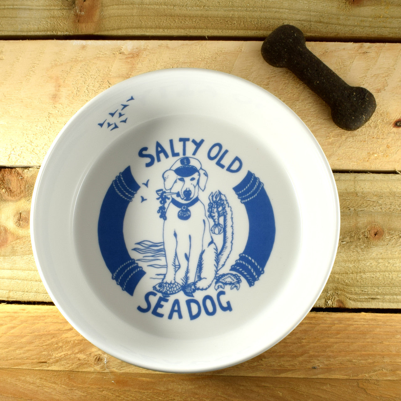 Port & Lemon Salty Old Sea Dog Bone China Bowl