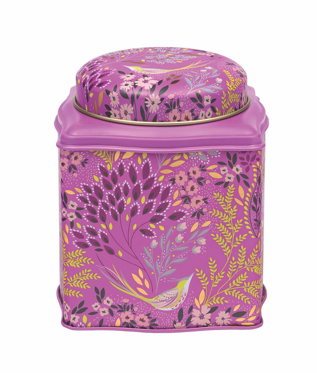 Sara Miller Haveli Garden domed lid wavy tea caddy