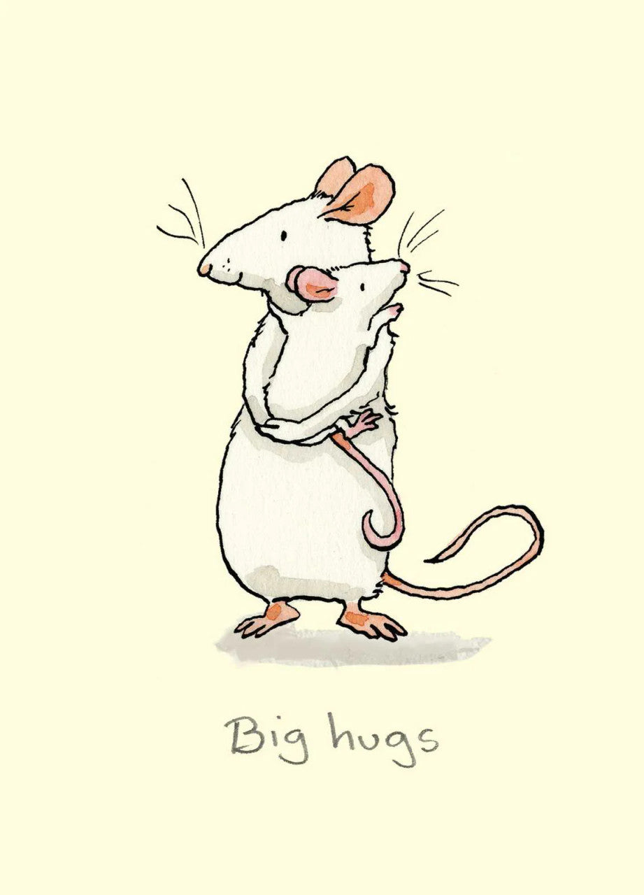 Big Hugs Greetings Card