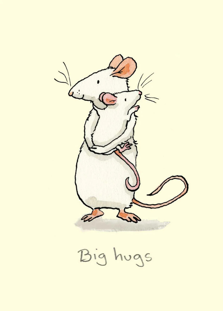 Big Hugs Greetings Card