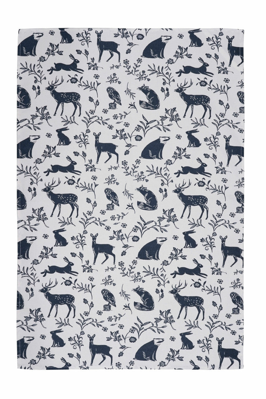 Forest Friends Cotton Tea Towel Twin Pack by Ulster Weavers