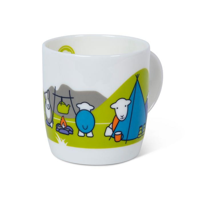 herdy camper mug. Made in England.
