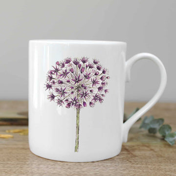 Allium Bone China Mug by Toasted Crumpet. Image