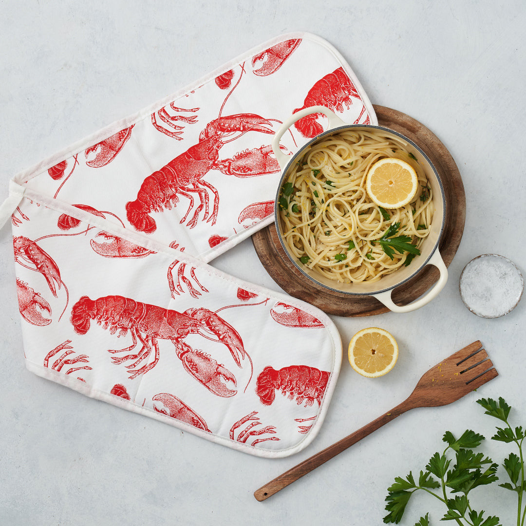 Thornback & Peel Lobster 100% Cotton Double Oven Glove