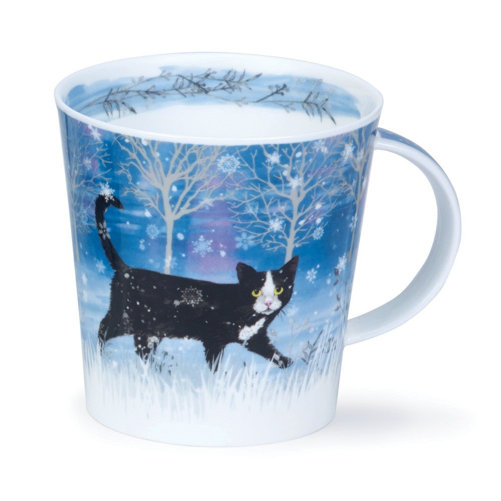 Dunoon Cairngorm Moonbeam Cat bone china mug.
