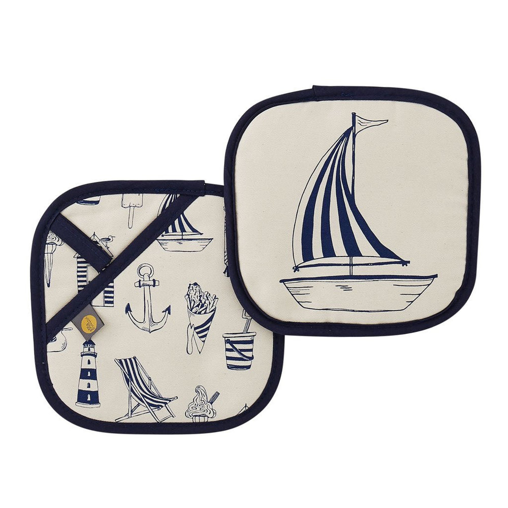 Nautical cotton pot grab from Victoria Eggs.
