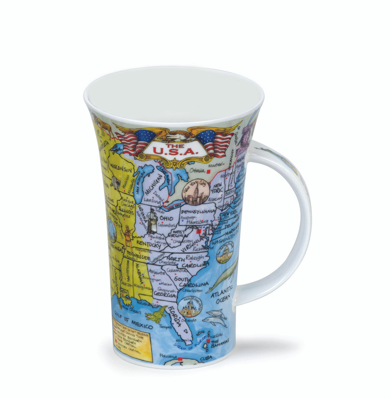 Dunoon Bone china Glencoe The USA mug