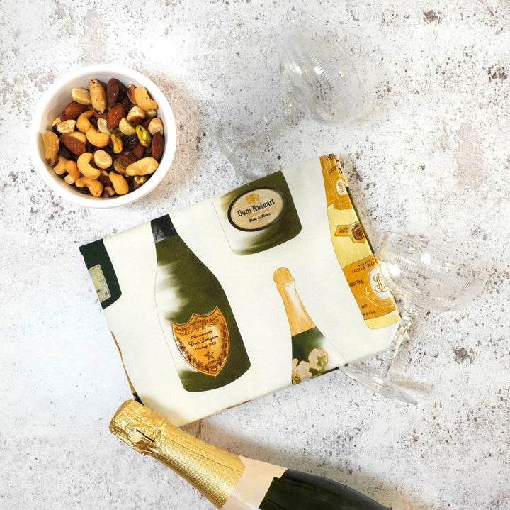 Champagne Cotton Tea Towel by Corinne Alexander.