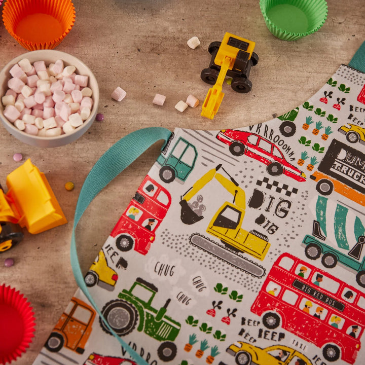 Just Keep Trucking PVC Kids Apron by Ulster Weavers