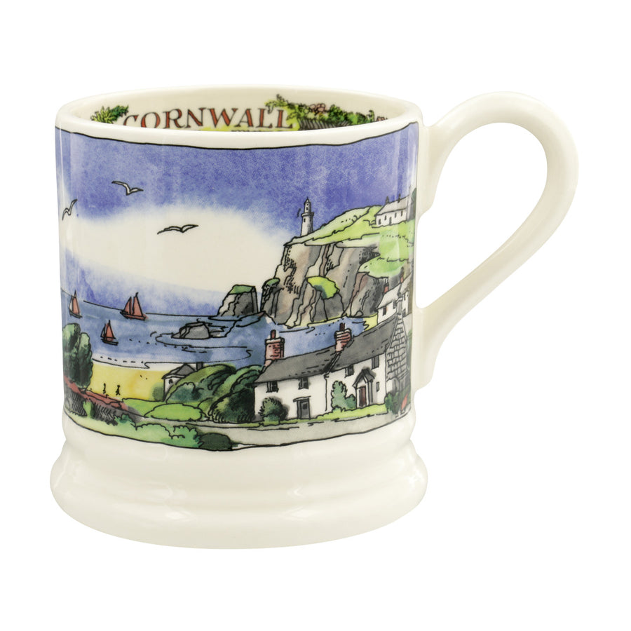 Landscapes of Dreams Cornish Beaches 1/2 Pint Mug