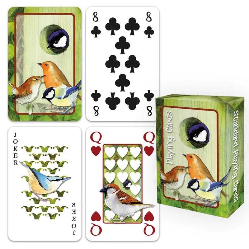 British Birds Playing Cards from Emma Ball