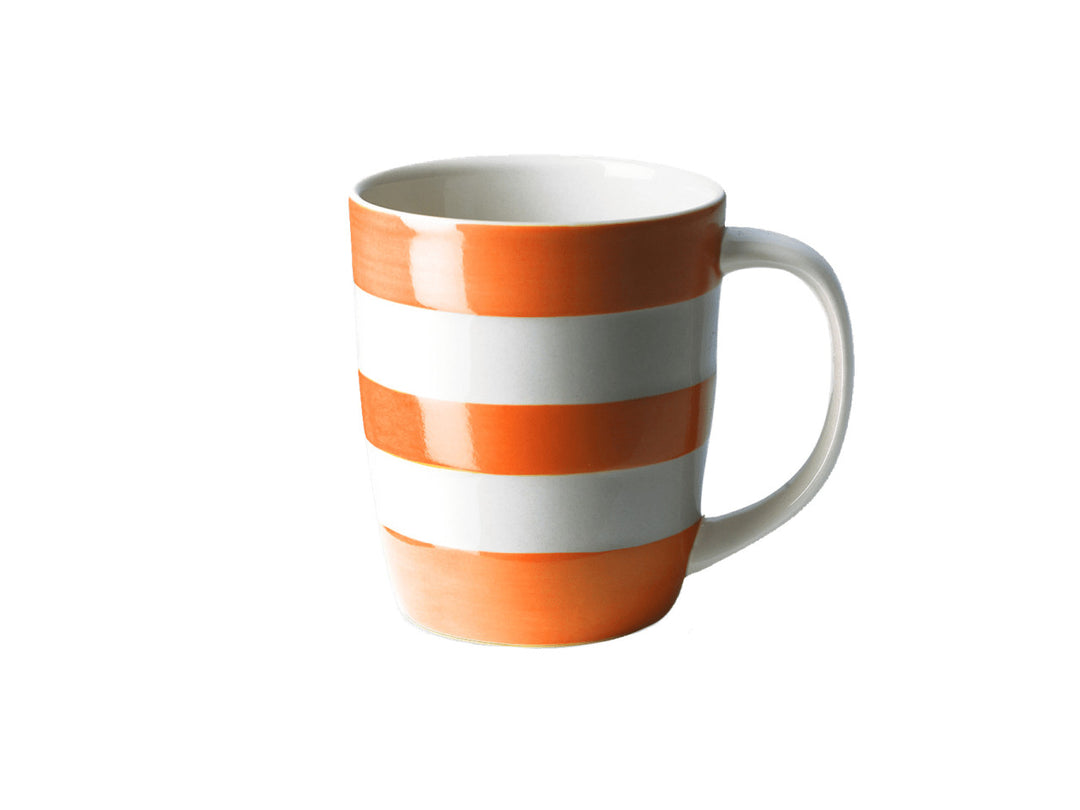 Cornishware 12 oz tapered mug - Orange