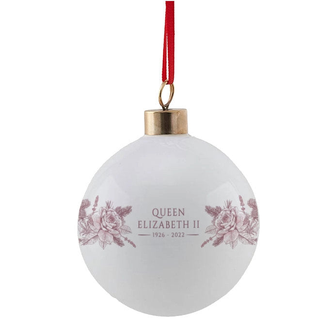 Queen Elizabeth II Commemorative bauble by Victoria Eggs