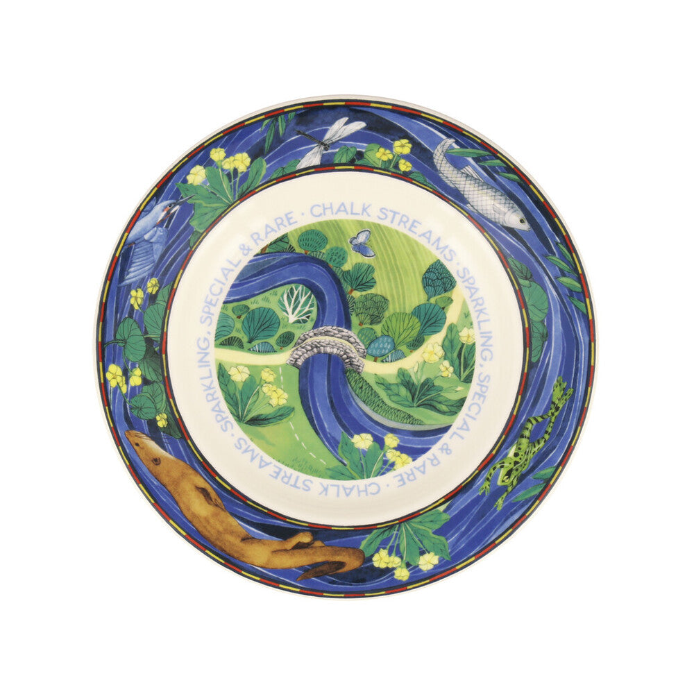 Chalk Streams 8 1/2 inch plate by Emma Bridgewater