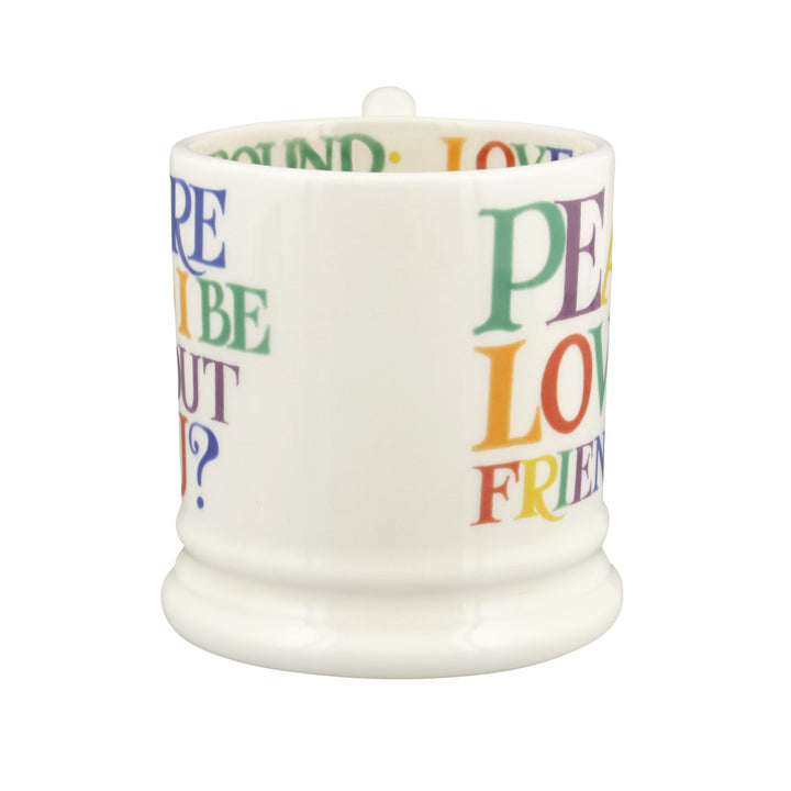 Emma Bridgewater Rainbow Toast Without You Half Pint Mug