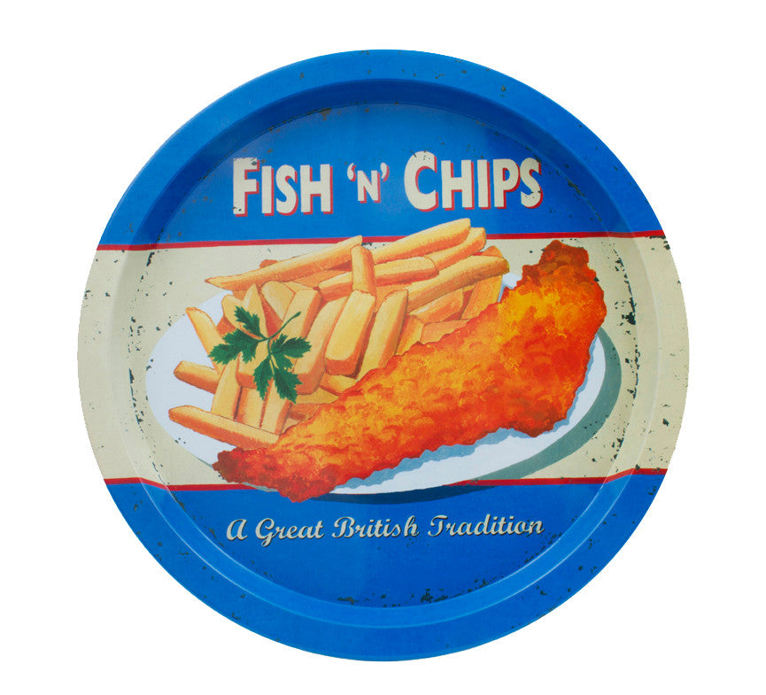 Martin Wiscombe Fish & Chips Tin Tray