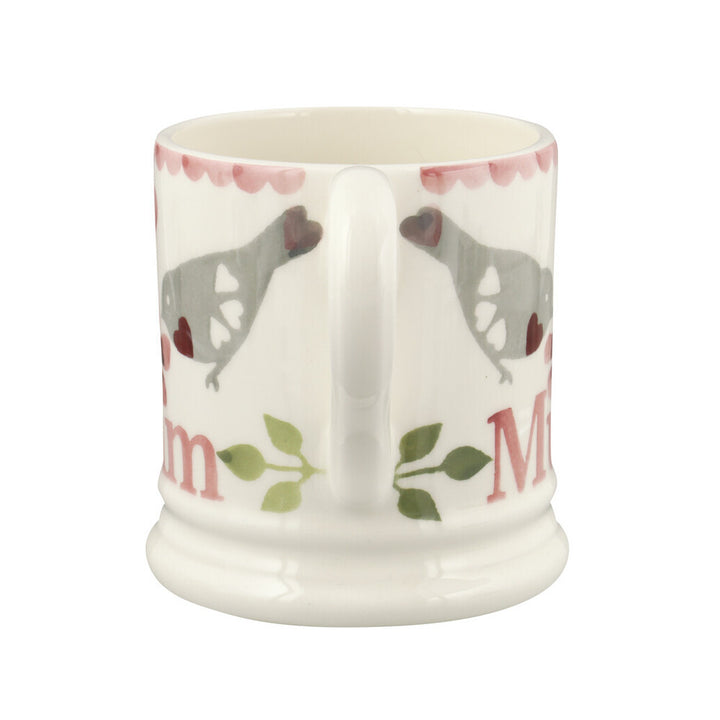 Lovebirds Mum Hand made Emma Bridgewater 1/2 pint mug