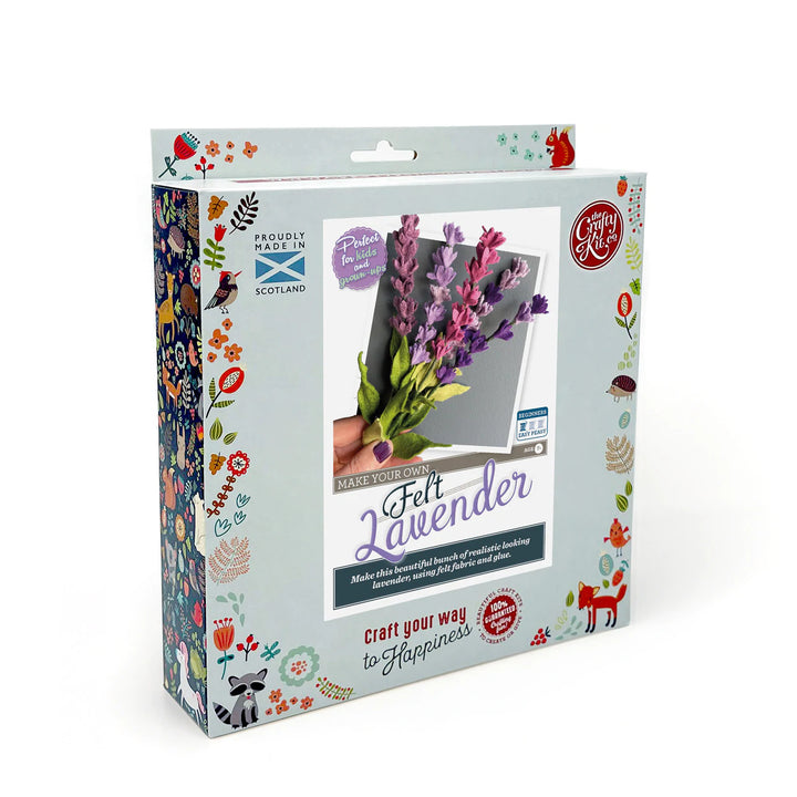 Felt Lavender Craft Kit from The Crafty Kit Co. Made in Scotland